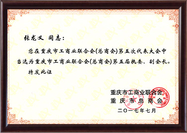 工商联第五届执委、副会长