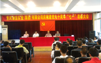 一定发集团庆祝建党九十周年“七一”表彰大会
