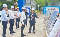 大渡口区常务副区长谢小刚调研一定发中心项目，共破建设难题促发展